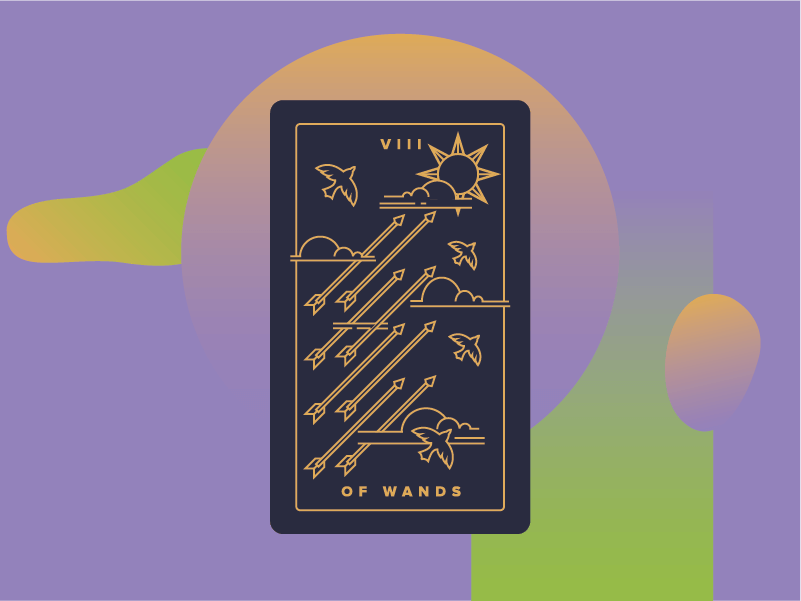 eight of wands