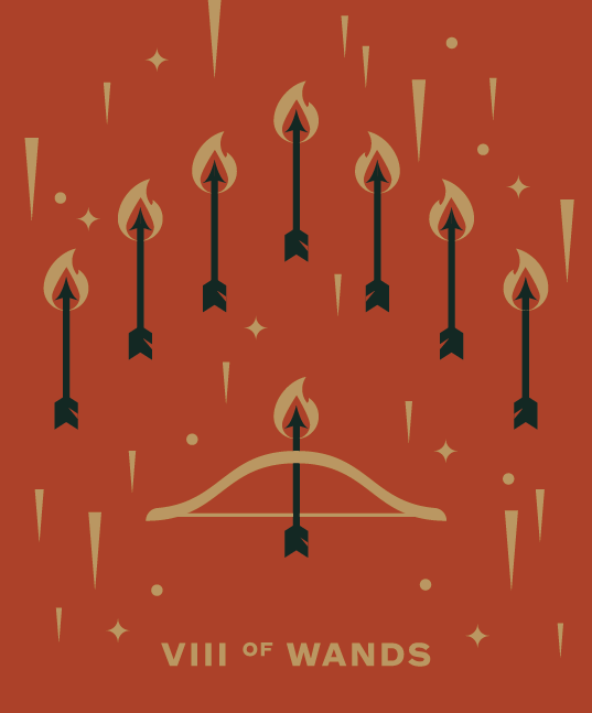 eight of wands